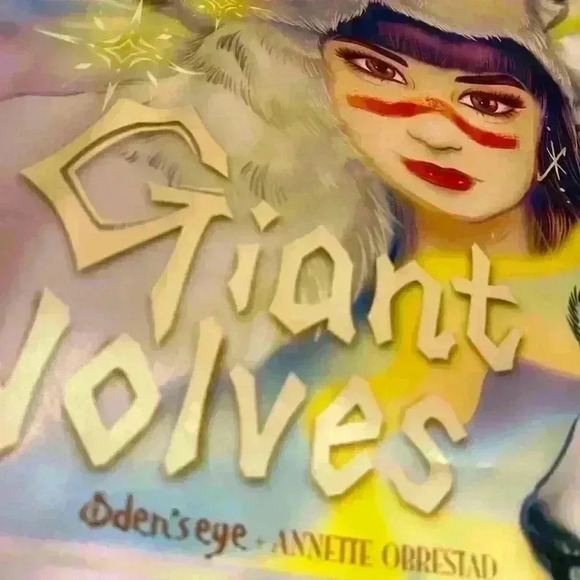 Rare Oden’s Eye x Annette Obrestad Giant Wolves Sold Out Limited Edition Scarf - Picture 4 of 4